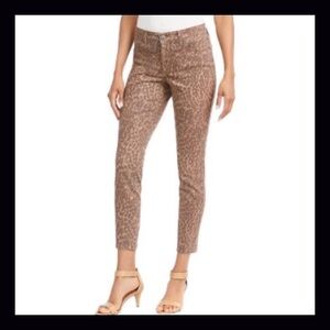 Style & Co Wild Puma Brown Mid Rise Curvy-Fit Skinny Jeans Size 16